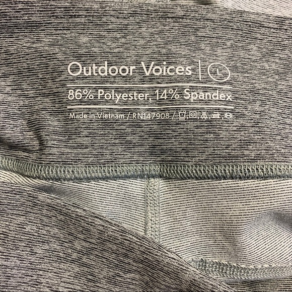 NWOT Outdoor Voices x Madewell Warmup Leggings L - Picture 3 of 5
